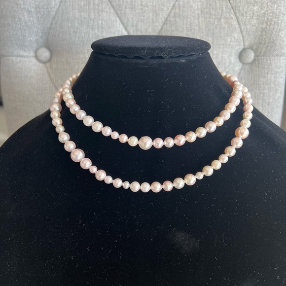 AKOYA PEARL LONG NECKLACE - Picture 5 of 9